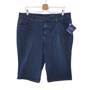 WESTPORT Denim Stretch Skimmer Shorts Size 18